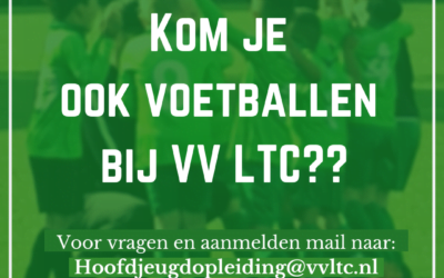 Kom je voetballen bij VV LTC??