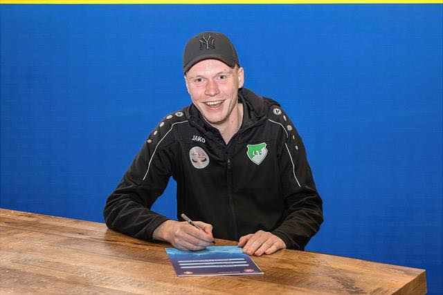 Martijn geslaagd voor trainerscursus: Samen groeien bij VV LTC