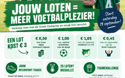 Grote clubactie zaterdag van start!