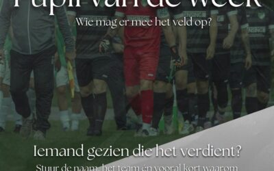 Word jij de nieuwe pupil van de week?