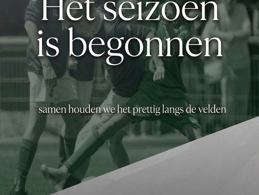 Het seizoen is begonnen: samen houden we het prettig langs de velden